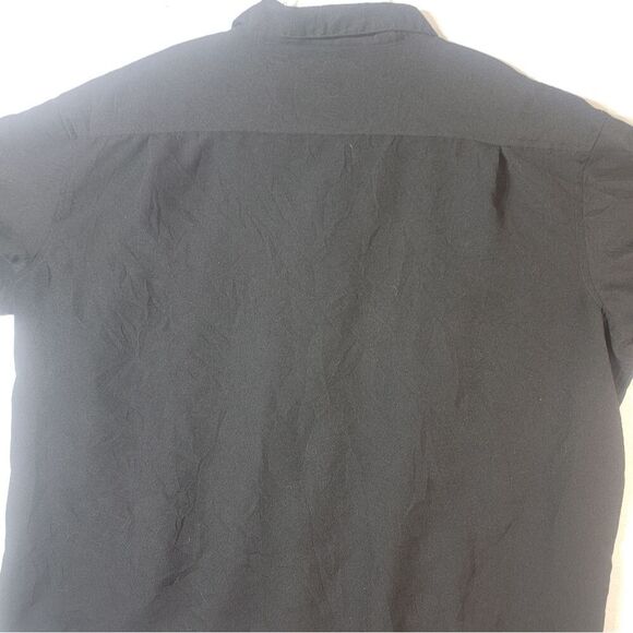 Basic Editions Mens Black/Blue Polo Shirt Solid Cotton Collared Big & Tall 4XL - Picture 3 of 10